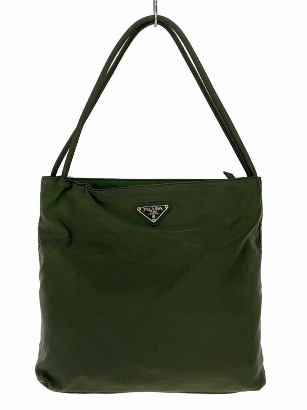 Prada Tessuto Tote Bag khaki green